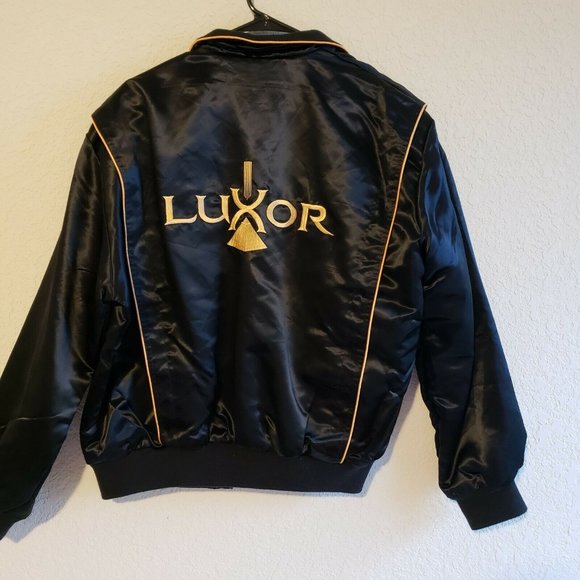 Vintage Luxor Casino Bomber Satin Jacket Las Vegas - Picture 3 of 10